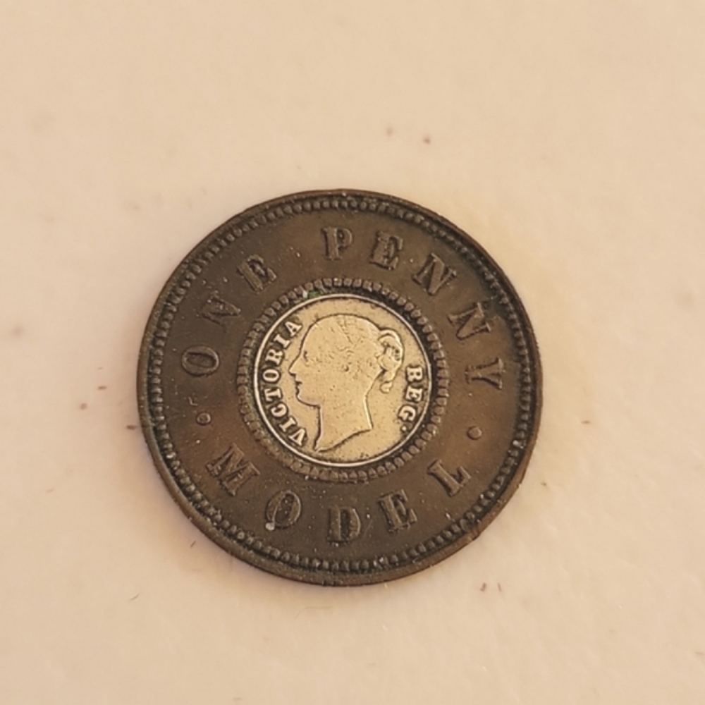 One Penny Model Victoria Reg.- United Kingdom